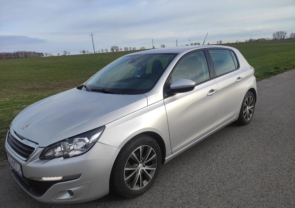 Peugeot 308 cena 29900 przebieg: 139000, rok produkcji 2013 z Kłecko małe 352